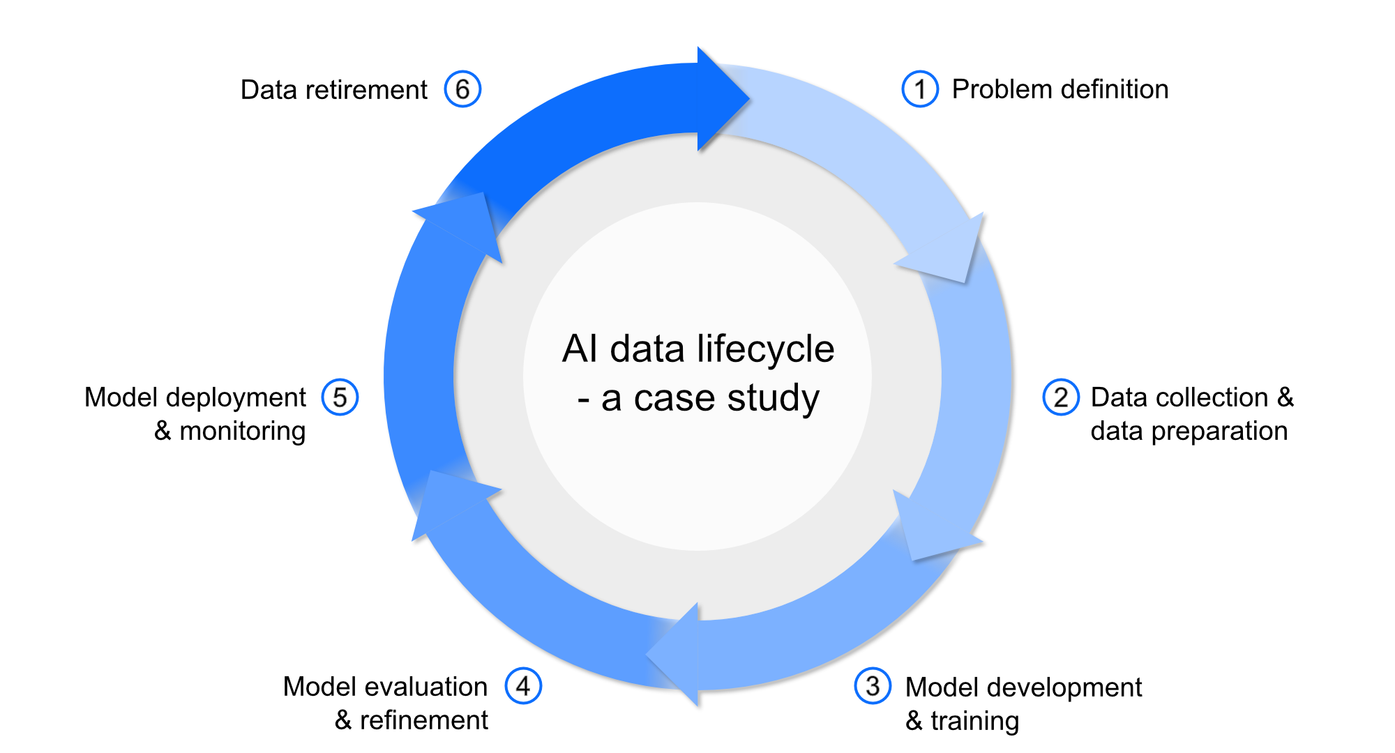 AI data lifecycle - a case study